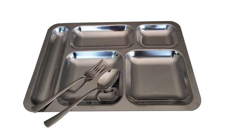 12 ADET Self servis Tabldot Tabağı - TABLDOT TABAĞI +KAŞIK +ÇATAL