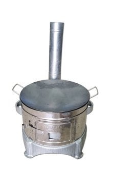 PASLANMAZ GÜVEC MANGAL 40 cm-TOPRAK MANGAL