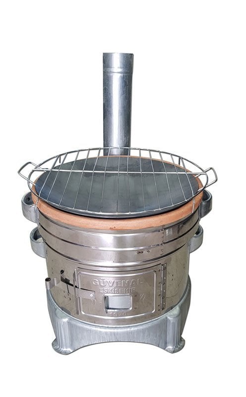 PASLANMAZ GÜVEC MANGAL 40 cm-TOPRAK MANGAL