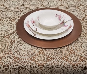 BAKIR KAPLAMA SUPLA TABAGI 6 lı