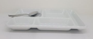 MELAMİN  TABLDOT TABAK COCUKLAR IÇİN 6 ADET +KAŞIK +ÇATAL 6 adet