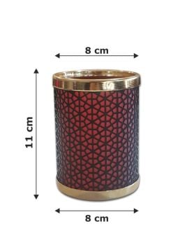 Kartanesi Desenli Dekoratif Mumluk Yakıt Hediyeli