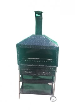 BAHÇE MANGAL TEKERLEKLİ 75X40 CM