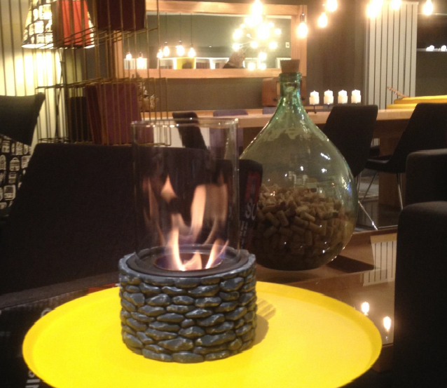 MASA ÜSTÜ ŞÖMİNE Bioethanhol Şömine