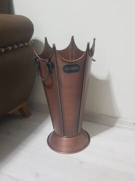 DEKOTATİF  TASARIM ŞEMSİYELİK BAKIR KAPLAMA