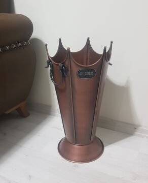 DEKOTATİF  TASARIM ŞEMSİYELİK BAKIR KAPLAMA