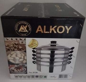 ALKOY Mantı Tenceresi Alimünyum 30 cm
