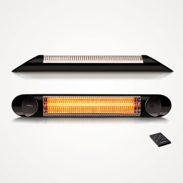 Veito Blade S Duvar Tipi Karbon Infrared Isıtıcı 2500 W Siyah