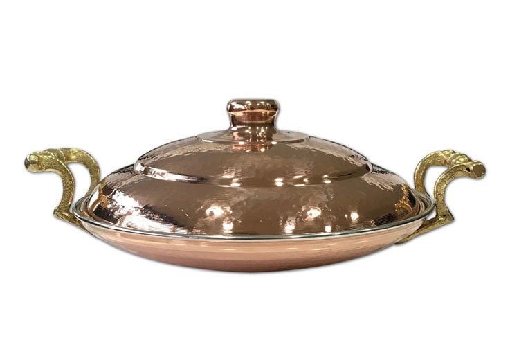 BAKIR SAC TAVA  43 CM NO 4 BÜYÜK BOY