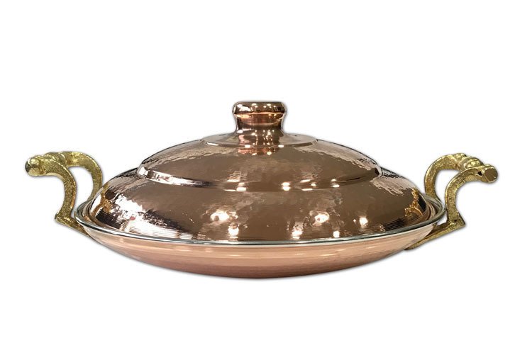 BAKIR SAC TAVA  43 CM NO 4 BÜYÜK BOY