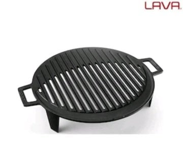 LAVA DÖKÜM MANGAL IZGARASI YUVARLAK ÇAP 37 CM