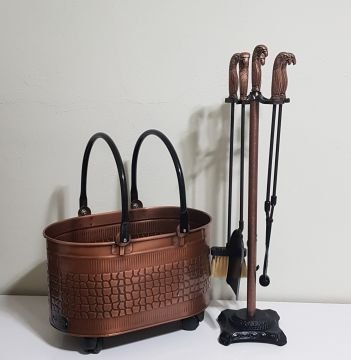 2025 ŞÖMİNE AKSESUAR SETİ BAKIR