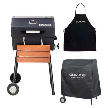 Guruss CG-050 Kömürlü Barbekü Mangal + Kılıf + Önlük