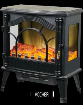 Elektrikli mini efekt şömine 2000 watt