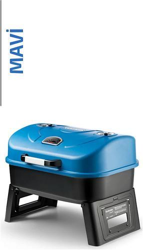 GURUSS Go & Grill Barbekü Mangal SİYAH MAVİ