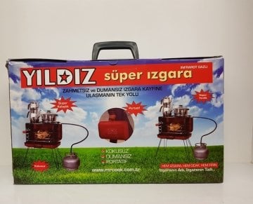 YILDIZ TÜPLÜ IZGARA -ÇANTA MANGAL