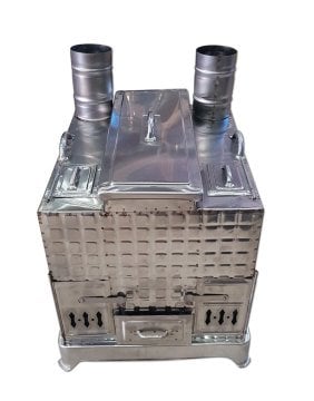 40X50 CM BÜYÜK BOY PASLANMAZ TOKAT KEBAP MANGALI