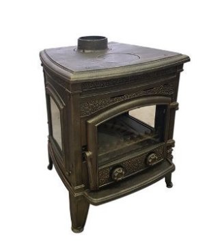 YANDAN CAMLI DÖKÜM ŞÖMİNE SOBA SOBA + ALT TABLA