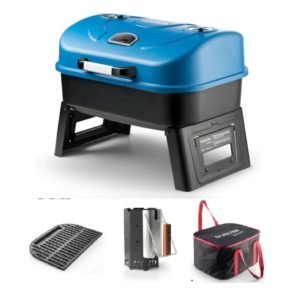 Guruss Go & Grill Barbekü mangal TAMSET MAVİ