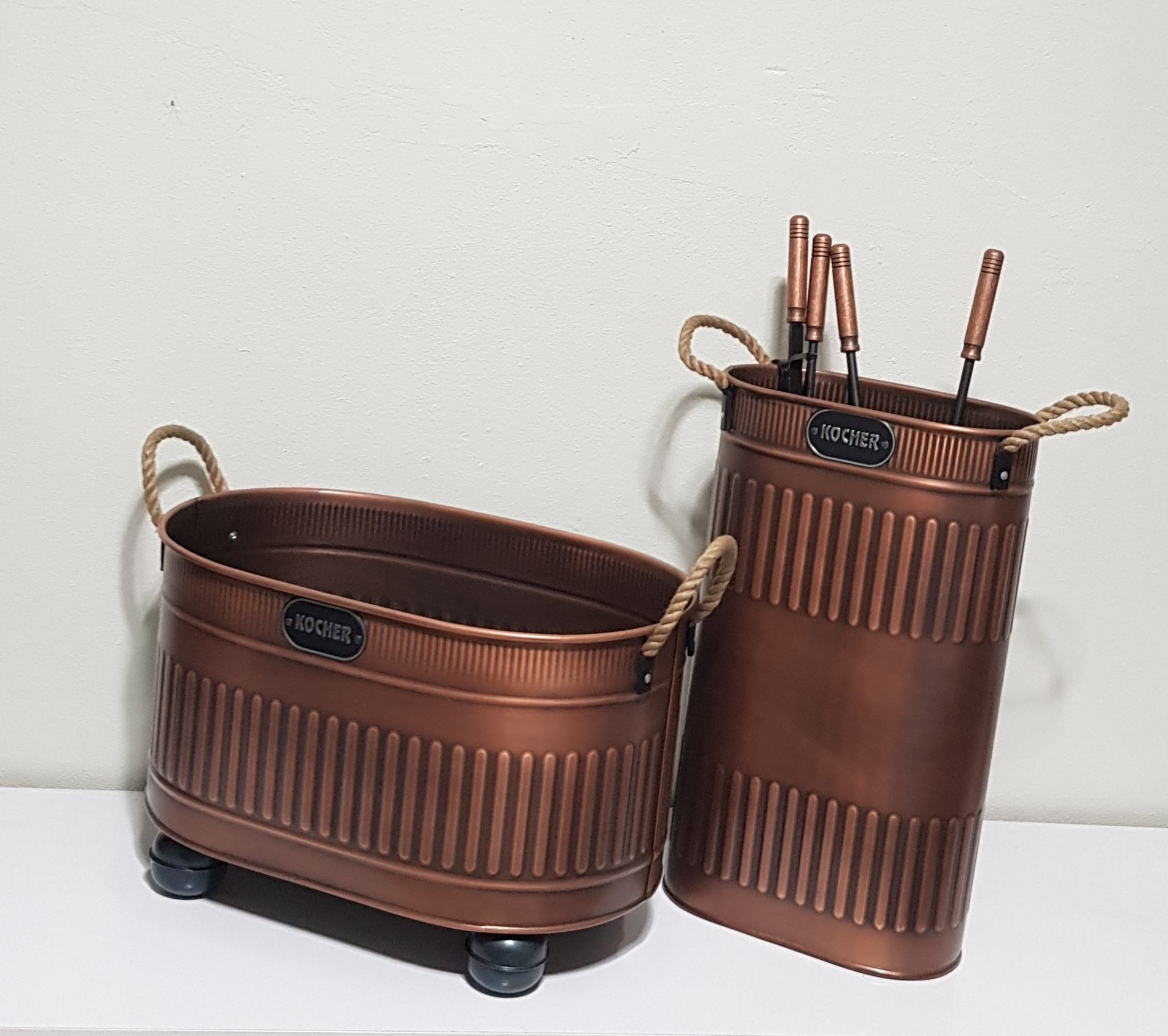 ŞÖMİNE AKSESUAR SETİ BAKIR