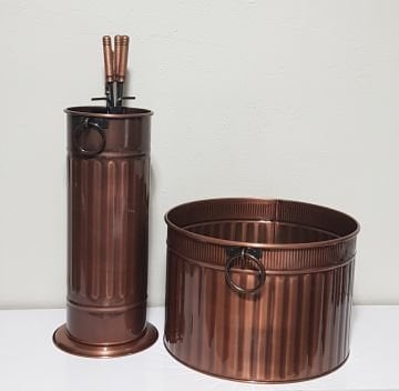 Şömine akseuar seti bakır 41