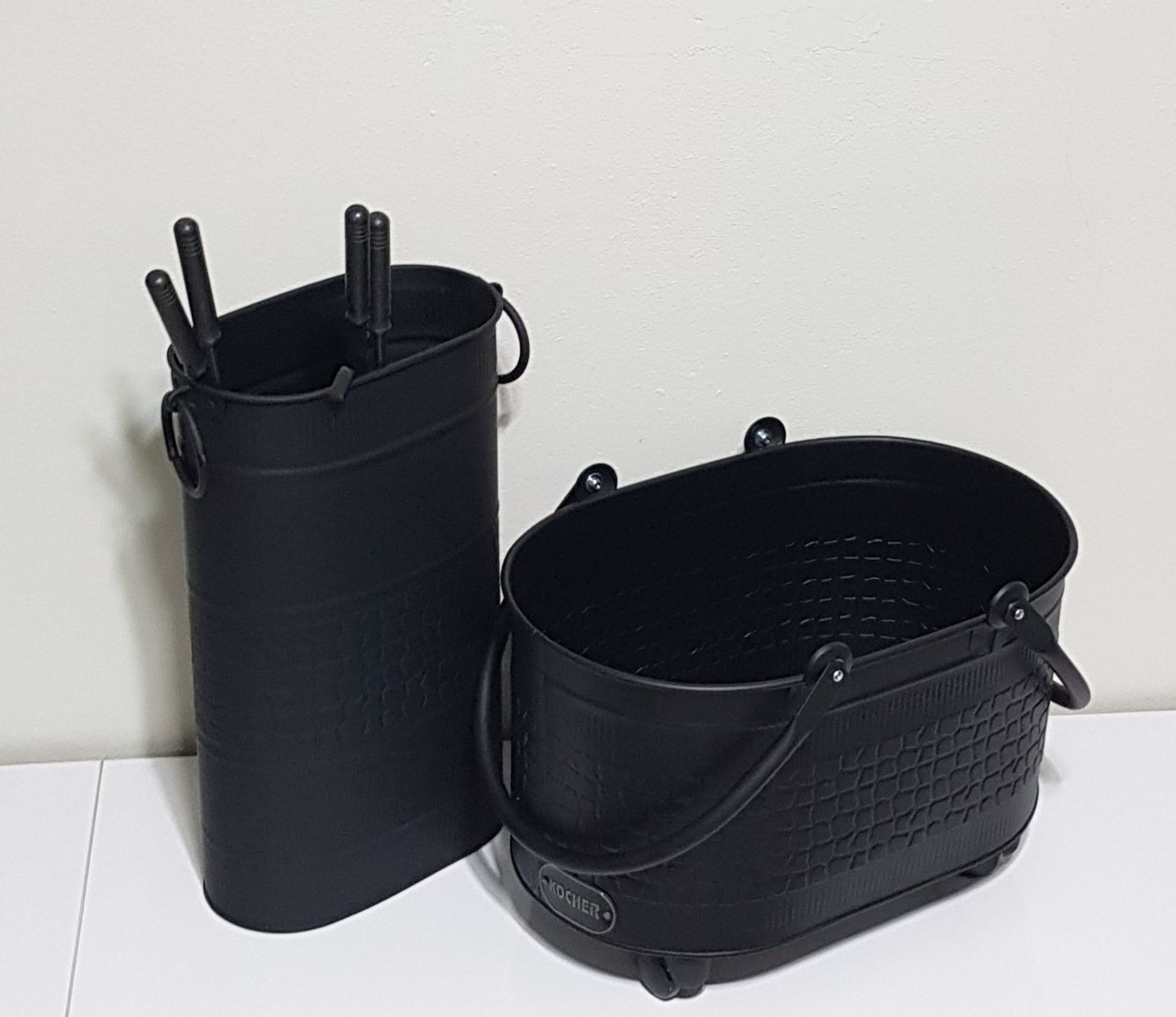 2025 new şömine aksesuar seti mat siyah