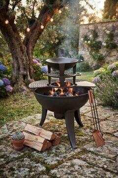 DÖKÜM BBQ MANGAL ATEŞ CUKURU BAHCE ŞÖMİNESİ