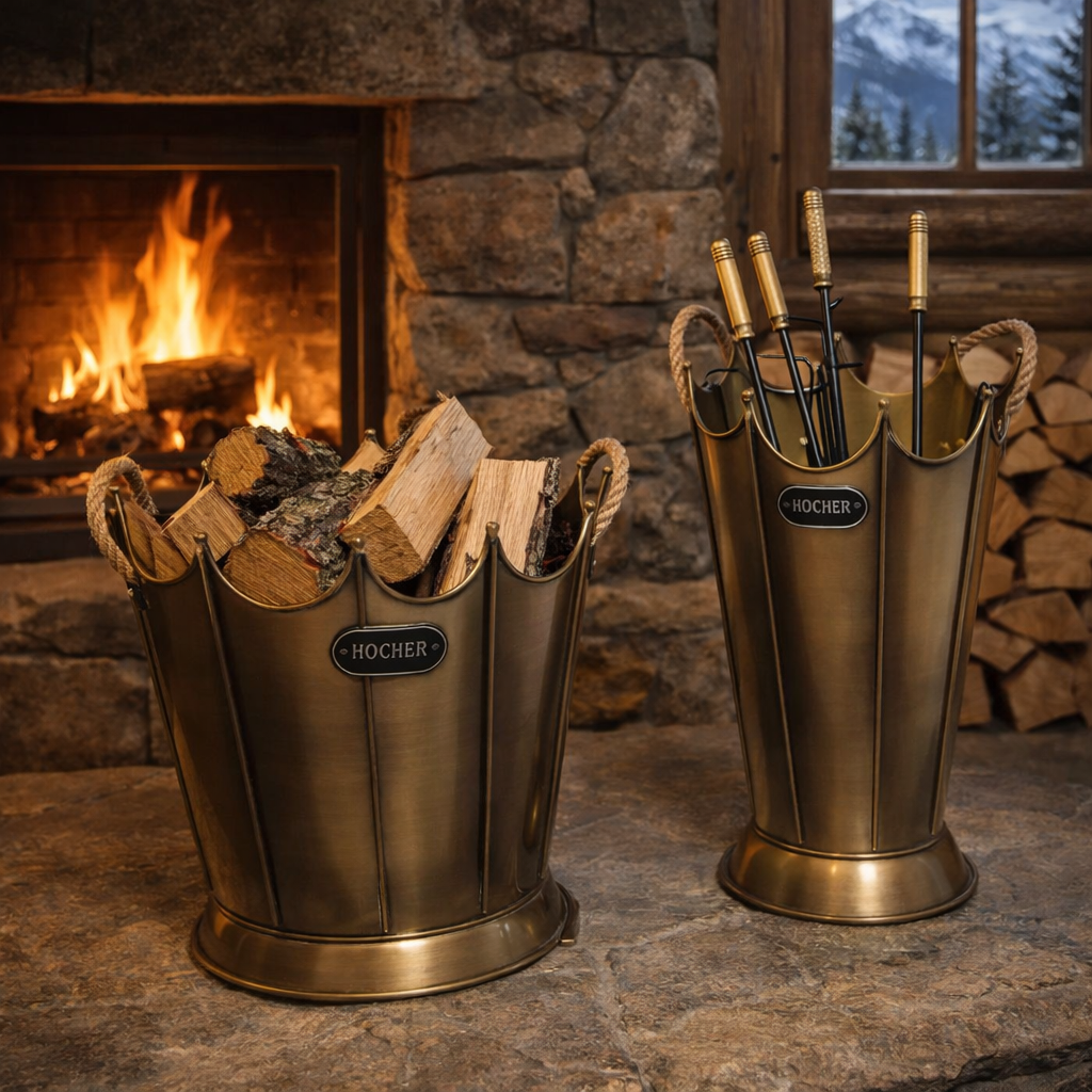 2025 GOLD TAÇ MODEL ŞÖMİNE AKSESUR SETİ