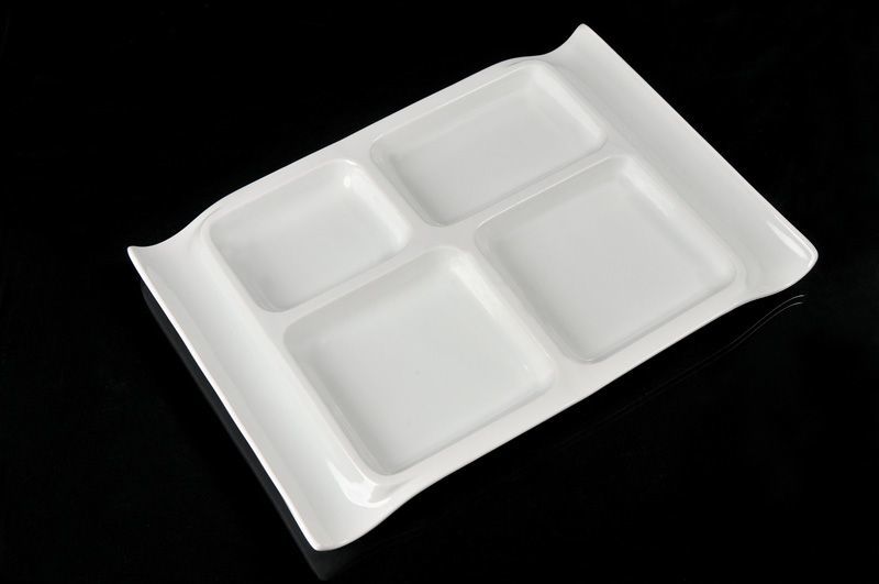 TERMOSET 4 BÖLMELİ SELF SERVİS-TABLDOT TABAK 6 ADET