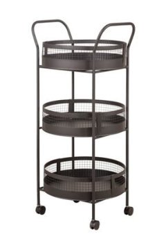 ALMERA 3 KATLI ETAJER SERVİS ARABASI SİYAH