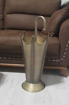ŞEMSİYELİK METAL KOVA GOLD ANTİK