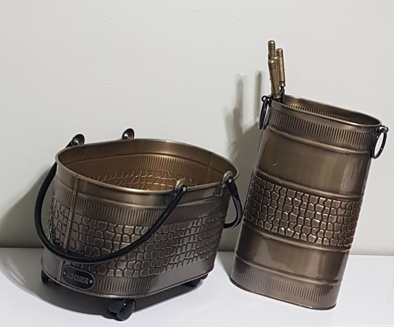 2025 new şömine aksesuar seti gold 48 cm