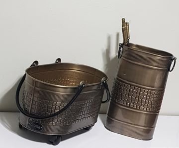 2025 new şömine aksesuar seti gold 48 cm