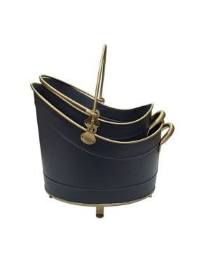 ŞEKİL ODUN KOVASI set 2 li