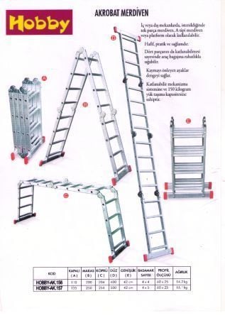AKROBAT MERDİVEN 4,70 M